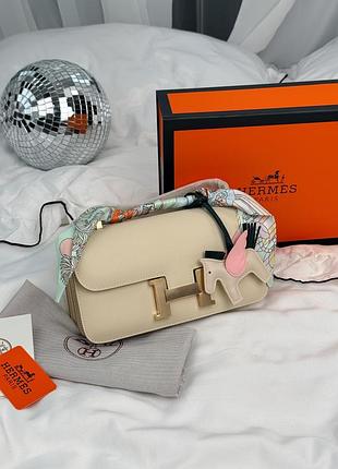 Сумка constance 26 bag in milk white with gold