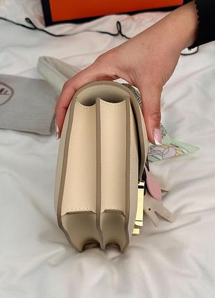 Сумка constance 26 bag in milk white with gold 7