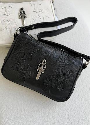 New collection 🔥 сумка chrome hearts біла та чорна з хрестами