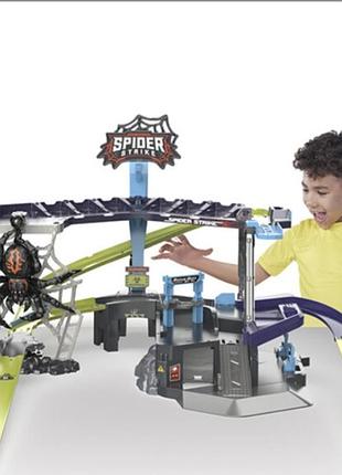 Великий гоночний трек zuru metal machines spider strike довжина 1,7м.!!!