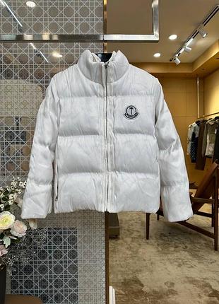 Чоловіча пухова куртка, пуховик зі світловідбивної тканини moncler
