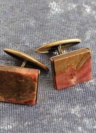 Запонки,  серебро,  875 проба ссср