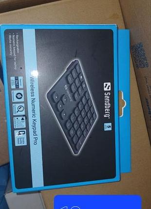 Клавіатура sandberg wireless numeric keypad pro