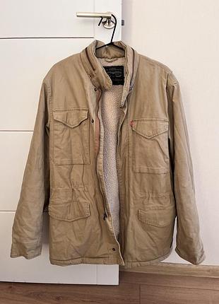 Куртка чоловіча levi’s бежева 2