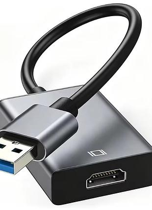 Адаптер kebidumei usb-hdmi hd 1080p usb 3.0-hdmi