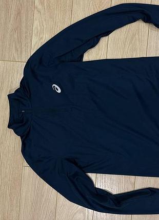 Asics core 1/2 zip top french blue