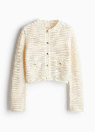 Кардиган фактурного в'язання h&m