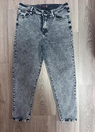Чорно-сірі джинси relucky denim