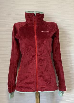 Columbia women’s pearl plush ii fleece тёплая меховая кофта поддёва р s