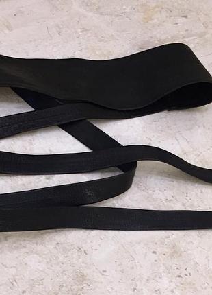 Новий пояс чорний зі шкіри 100% leather belt black