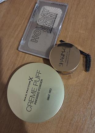 Набір декоративної косметики max factor, catrice, shasha