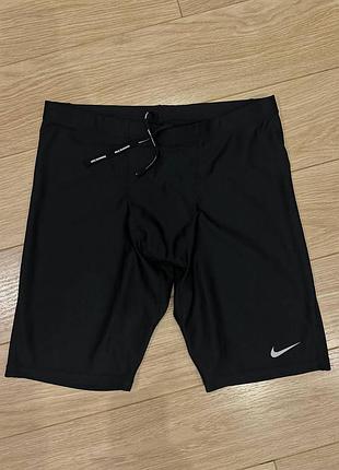 Чоловічі компресійні бігові шорти (тайтси) nike fast dri-fit half tights
