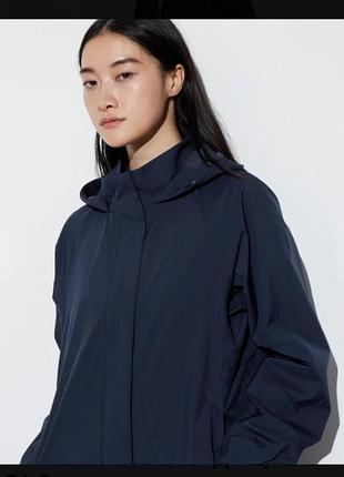 Blocktech пальто-дождевик uniqlo