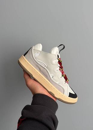 Lanvin curb sneakers white 21le110 📦