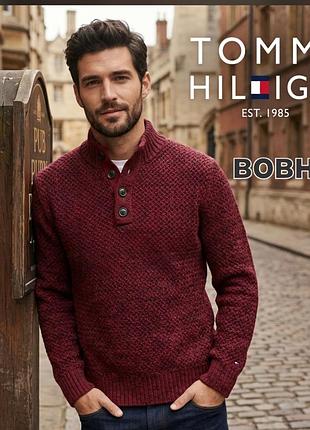 Вовняний теплий светр хенлі  tommy hilfiger