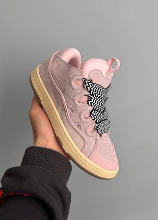 Lanvin curb sneakers pink 📦 7