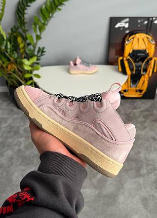 Lanvin curb sneakers pink 📦 4