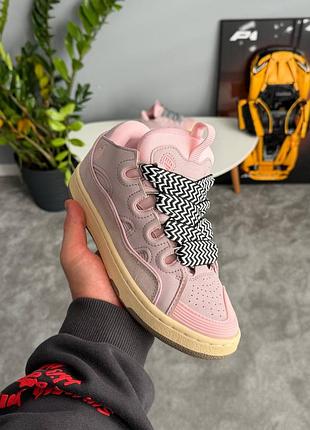 Lanvin curb sneakers pink 📦 3