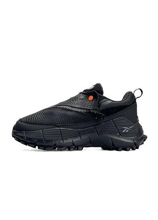 Чоловічі кросівки reebok zig kinetica 2.5 edge x spyder black orange | 41–44