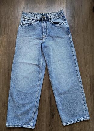Блакитні жіночі або на підлітка джинси baggy  на зріст 164