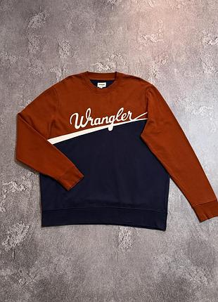 Світшот wrangler xl розмір кофта оригінал двоколірний чоловічий