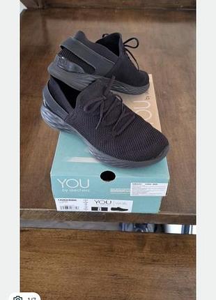 Кросівки жіночі skechers чорні, розмір 38