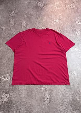 Футболка polo ralph lauren xl розмір оригінал яскрава рожева чоловіча