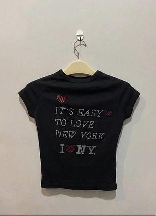 Топ чорний bershka