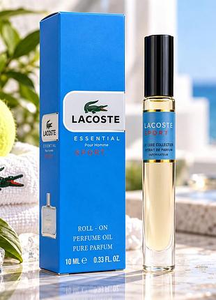 Парфум масляний чоловічий lacoste essential sport 10 мл