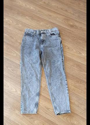 Сірі джинси мом mango (mng denim) варки, розмір eur 38 (s/m)