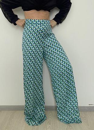 Zara жіночі, нові, ексклюзивні брючки з легкої, мʼякої, приємної до тіла тканини
