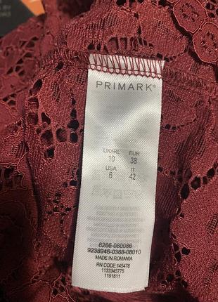 Женская гипюровая блуза primark 4