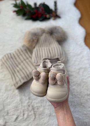 Теплі зимові угги  для дівчинки 4