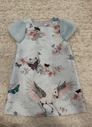 Сукня для дівчинки baker by ted baker святкова з принтом