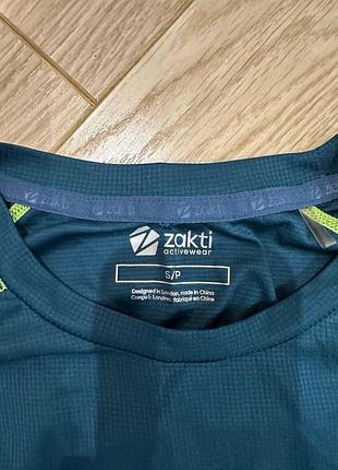 Оригинальная мужская спортивная футболка zakti activewear isocool running t-shirt