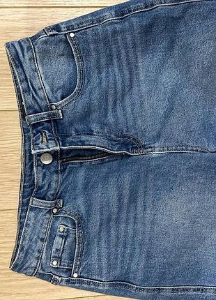 Джинсы tu barrel leg jeans в классическом синем цвете