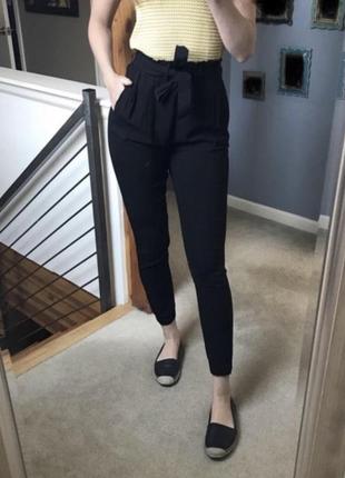 Штаны брюки высокий рост девушку манжеты пояс натуральные вискоза9 фото