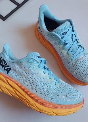 Кроссовки hoka clifton 8 р40 длина стельки по факту 25.5см