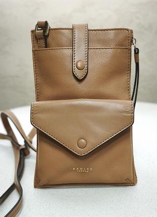 Кожаная сумочка через плечо для мобильного телефона radley london wiltonway