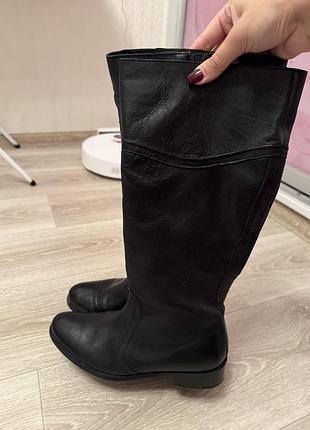Шкіряний чоботи zara