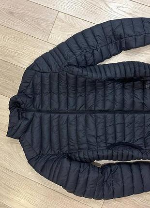 Оригинальная мужская легкая стеганая куртка pull &amp; bear lightweight puffer jacket в черном цвете.