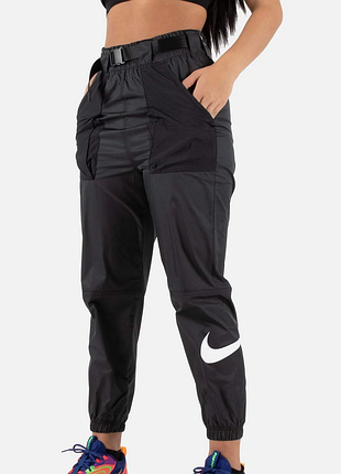 Женские спортивные нейлоновые брюки nike w nsw swoosh pant - s