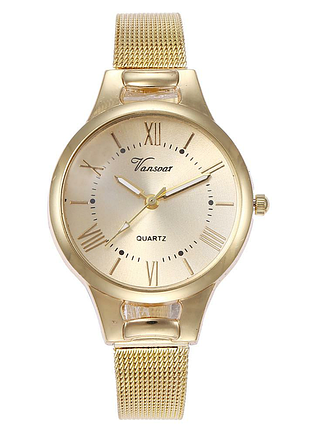 Годинник з металічним ремінцем