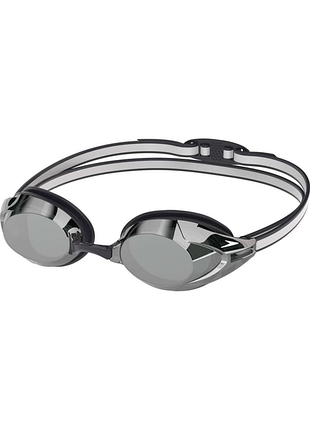 Очки для плавания speedo vanquisher черно-серый герметичный для бассейна и открытой воды