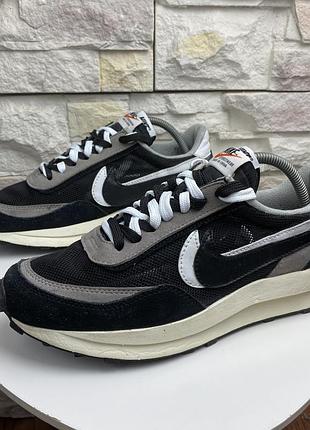Оригінальні кросівки nike ldwaffle x sacai black