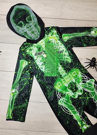 Костюм скелета скелетика хелловін halloween геймер