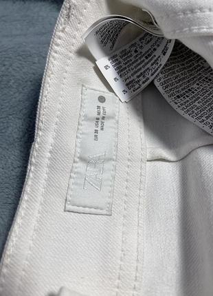 Жіночі джинси zara палаццо білі