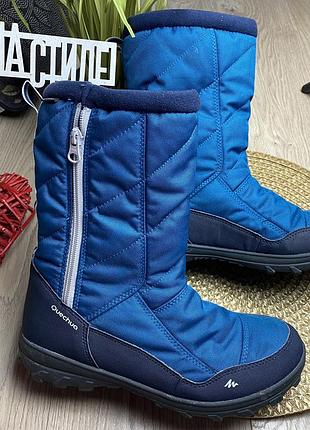 Зимові термочоботи (дутики) хлопчачі quechua sh500 x-warm waterproof 38р.-24,0см
