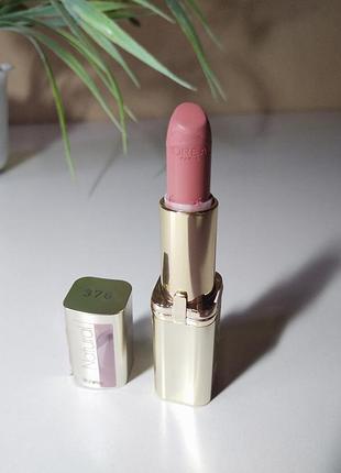 Помада лореаль loreal  № 378 velvet rose 5