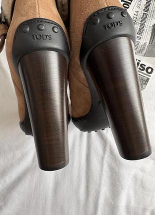Ботильйони tod's оригінал із натуральним хутром 8